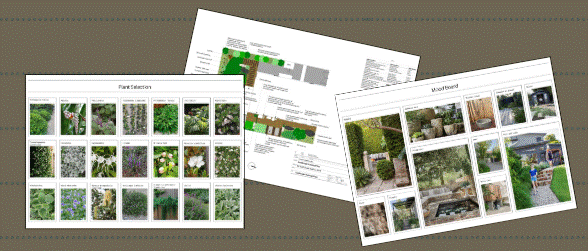 Landscape design plans